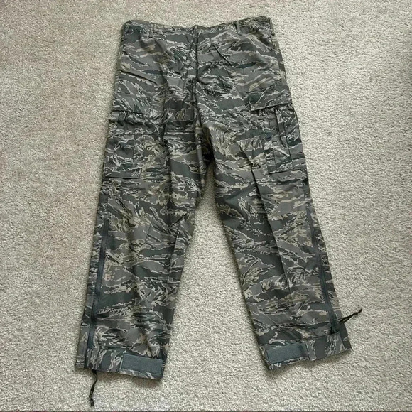 USAF Cold Weather Tiger Stripe Camouflage Trousers Pants L Men SPM1C1-08-D-1041 - Picture 6 of 15